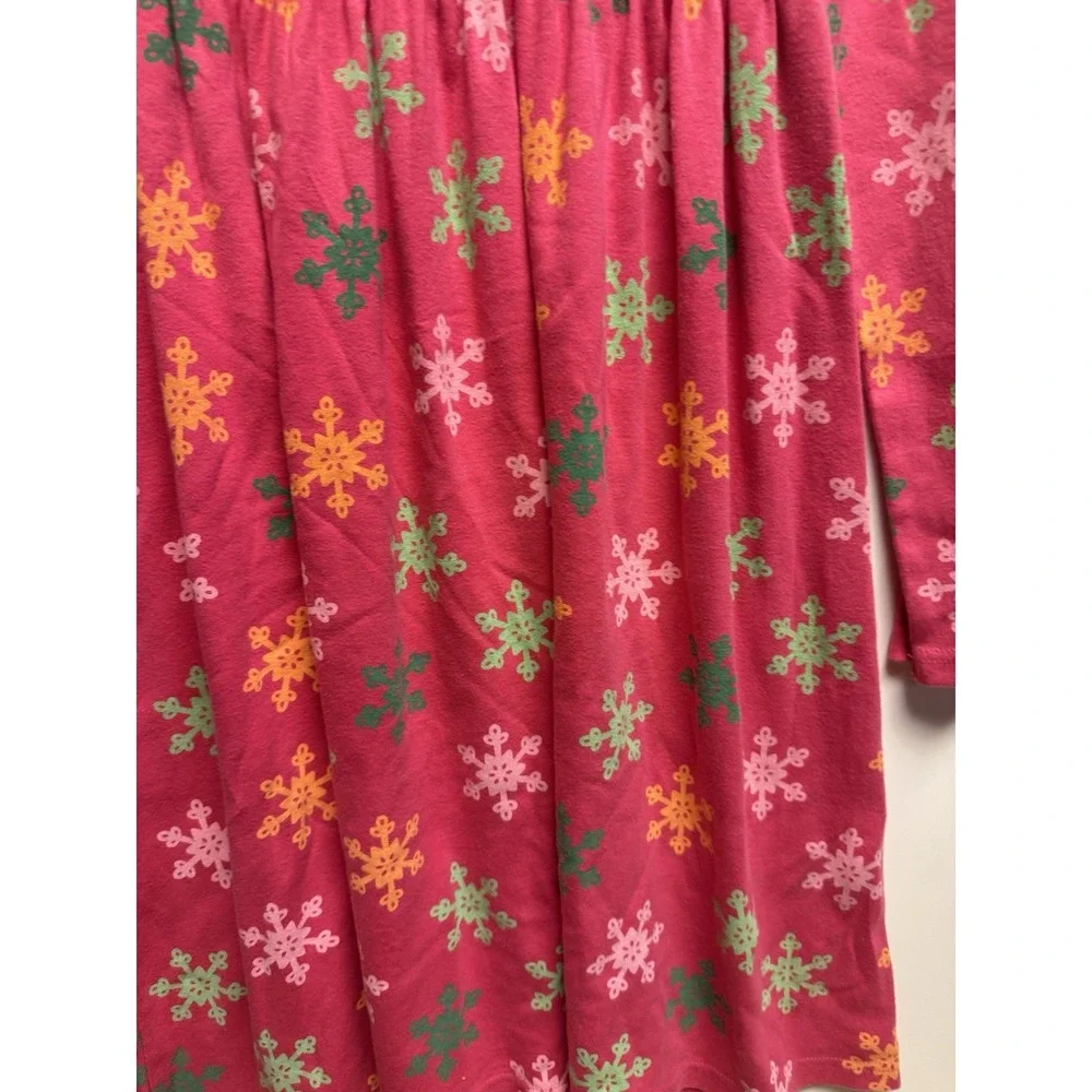 Gymboree Girls Size 12 Pink And Colored Snowflake‎ Turtleneck Dress